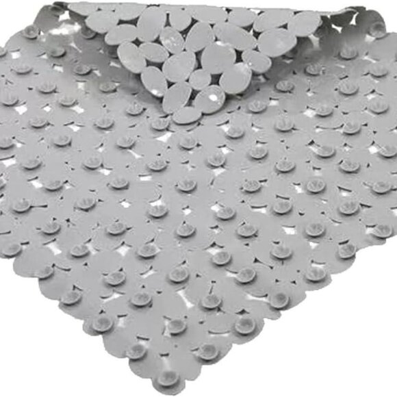 Non Slip Shower Bath Mat x2........Grey 54x54cm - Picture 1 of 4